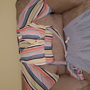 Wrap crop top by New York and company